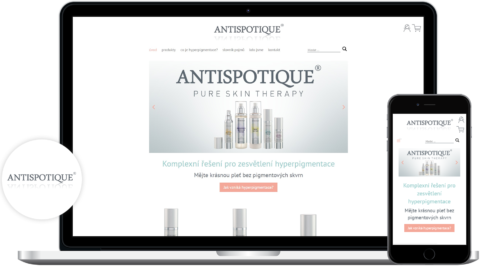 Tvorba e-shopu antispotique.cz