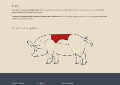 Tvorba e-shopu pro Chlenské maso