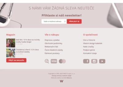 Tvorba e-shopu kabelka.cz