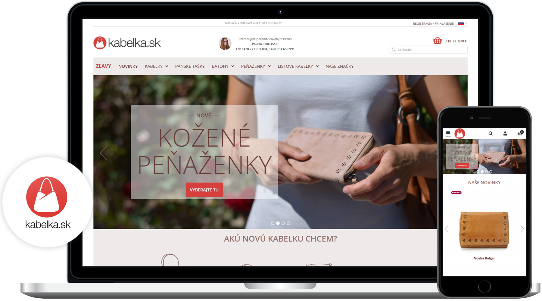 Tvorba e-shopu kabelka.sk