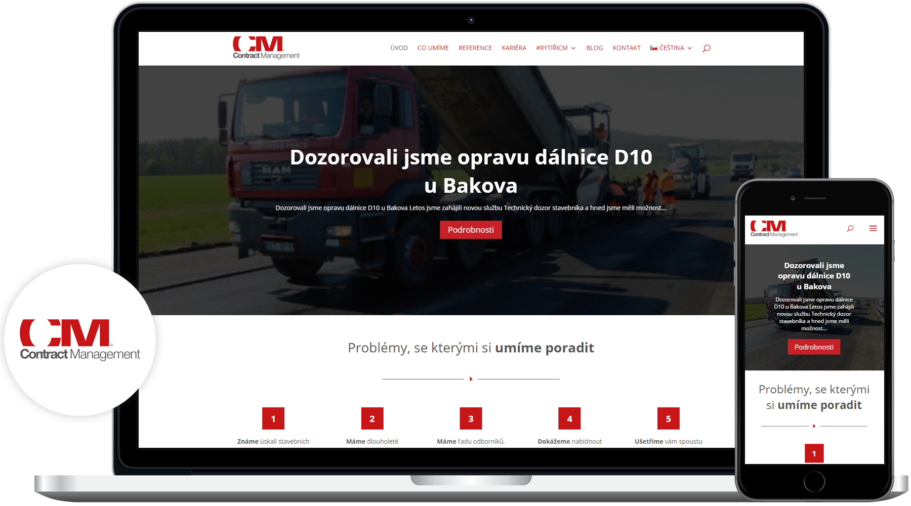 Tvorba webových stránek contractmanagement.cz
